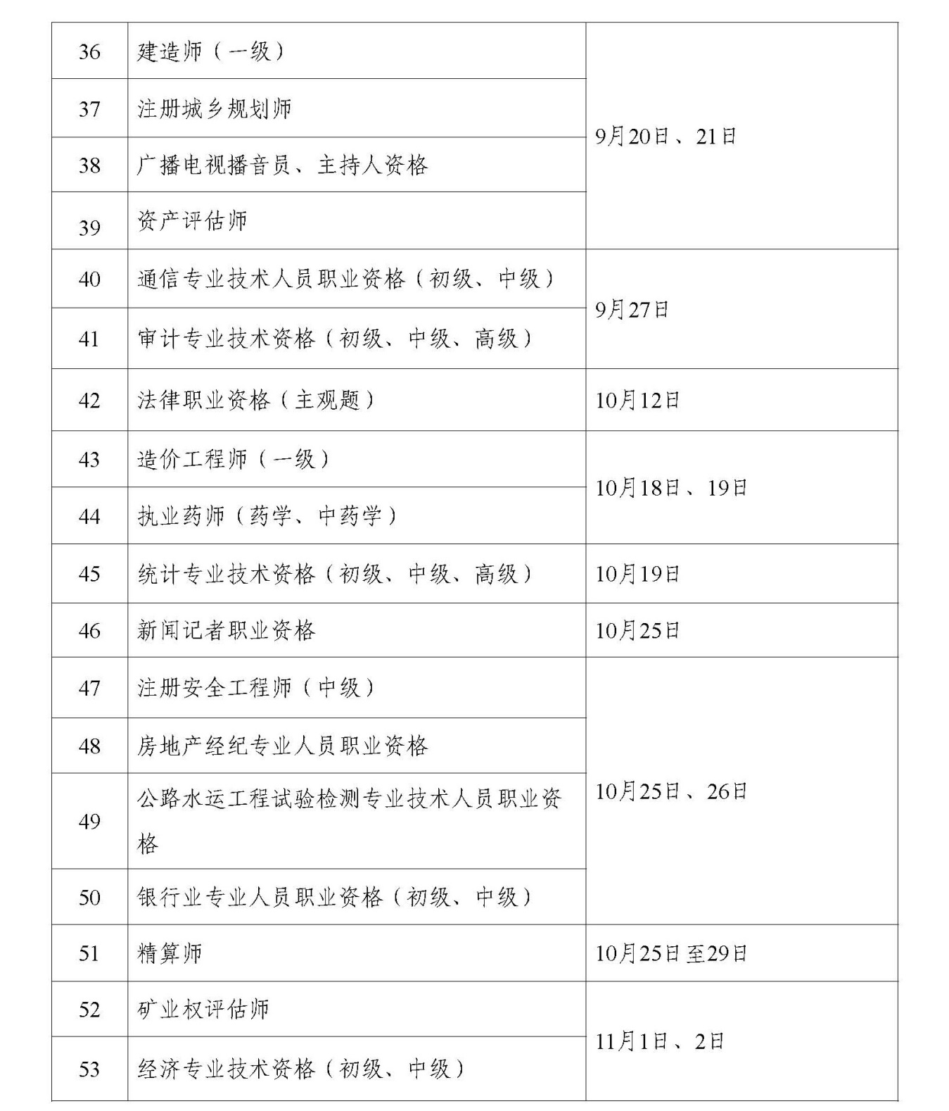 考试计划03